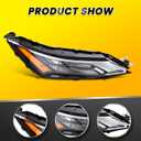 Right Headlight Compatible with Rogue S/SV/SL/Platinum 2021-2023 W/DRL W/Halogen Turn Signal Front Headlamp Passenger Side 261206RR0A NI2563102