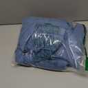 Love's cabin Seersucker Misty Blue Twin Comforter Set, 5-Piece All Season Lightweight Bed in a Bag Bedding Set with Comforter, Flat Sheet, Fitted Sheet, Pillowcase and Sham | Soft, Breathable, Lightweight (Twin (68"X88"))