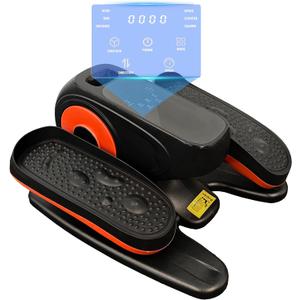 Under Desk Elliptical Machine,Leg Exerciser While Sitting for Seniors,Quiet & Portable Leg Exerciser While Sitting with Remote Control