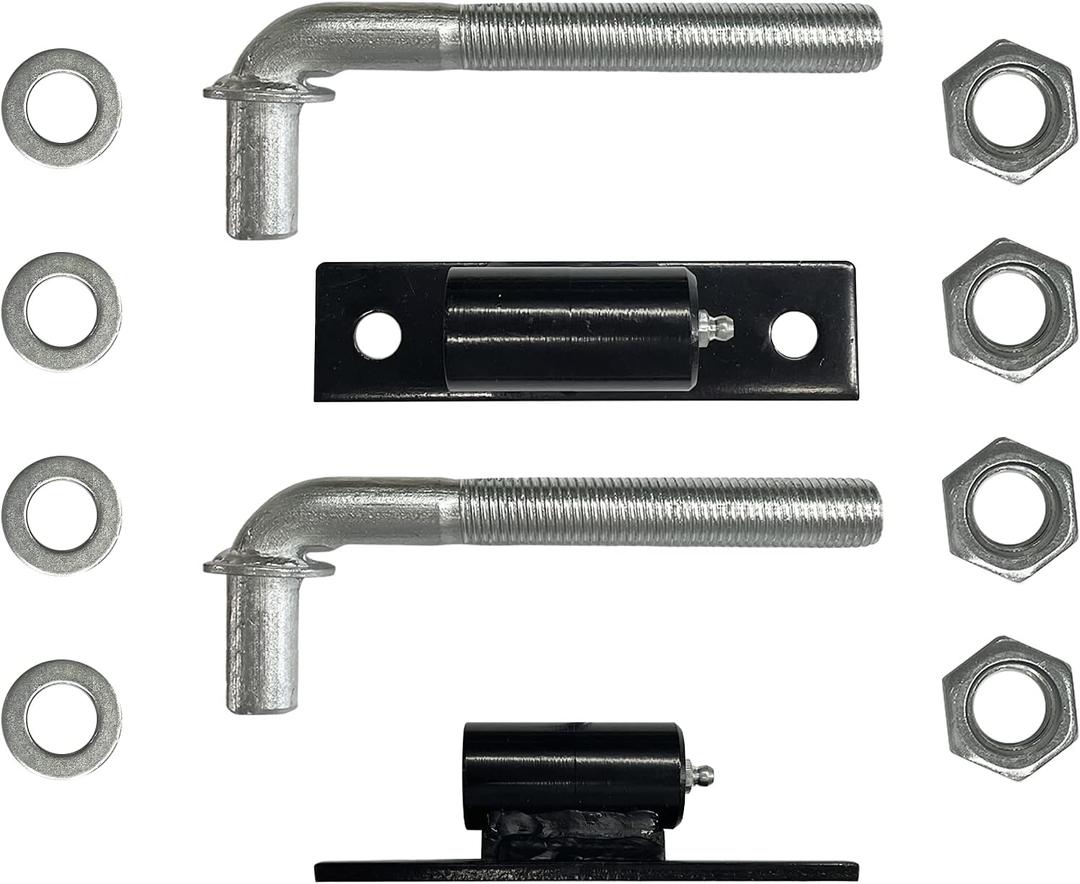 J-Bolt with Plate J Bolt Gate Hinges for Large Heavy Driveway Gates, Wood, Iron or Steel Gates J-Bolt with Plate J Bolt Gate Hinges for Large Heavy Driveway Gates, Wood, Iron or Steel Gates