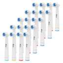 GENKENT 20 Pcs Extra Soft Replacement Toothbrush Heads Compatible with Oral B