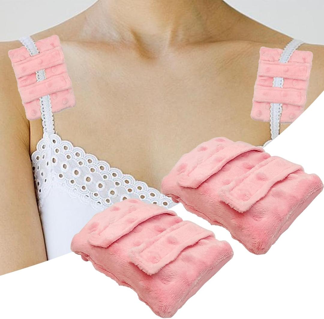 2 Pack Pacemaker Pillow for Bra, Chemo Port Pillow for Chemo Patients, Chemo Port Bra Cushion, Pacemaker Protector, Post Surgery Bra Strap Pads Heart Surgery Recovery Gift (Pink) (Style 1: Pink)