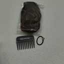 REECHO Clip-in Hair Extensions, 4PCS 14" Wavy Hairpieces - Invisible Lace Weft, Natural Soft Hair - Dark Brown with Highlights