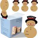 Pack of 2 KULOLO 200 Pcs Tags - 2.16 x 3.34 Inch Black Gift Tags for Wrapping