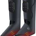 Medcursor Cordless Foot and Leg Massager with Heat, Rechargeable Leg Massager for Circulation and Pain Relief After Exercise, Portable Massager Boots for Home Office Gym Use