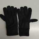 Winter Gloves for Women Men, Warm Touchscreen Knit Gloves, Thermal Lined, Stretch Fit for Cold Weather Driving (Black)
