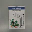 Garpsen Grow Light, 4 Arms 80 LED Sunlike Full Spectrum Plant Lights Indoor with 6/12/16H Auto Timer, 5 Dimmable Levels & 3 Color Grow Lamp for Greenhouse Hydroponics Succulent
