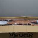 VEVOR Wooden Folding Chairs with Leather Cushion, Set of 2, Portable Foldable Cushion Chair with Wooden Frame, Easy Assembly, Modern Leather Padded Dining Chair for Office, Wedding, Party, Home, Black