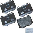 Bendix Priority1 CFC1796 Ceramic Front Brake Pads for select trims of Mercedes-Benz 16-18 C250, 15-21 C300, 16-18 C350e, 15 C400, 16-20 E200, 18-19 E250, 17-19 E300, 20-23 E350, 16-18 GLC300