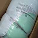 Memory Foam Mattress Topper Queen, 4inch Dual Layer Cooling 2''Gel Green Tea Memory Foam & 2" Pillow Top Mattress Pad, 8-21inch Deep Pocket, Egg Crate for Back Pain Relief