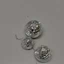 28 Pack Disco Ball, Disco Ball Party Decorations Silver Hanging Reflective Mirror Balls Ornaments 70s Disco Party Supplies Birthday Holiday Wedding Christmas Tree Decor