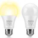 Dusk to Dawn LED Light Bulb, Sensor Light Bulb 5W E26 Automatic On/Off Light, Porch Garage Courtyard Balcony Lighting Bulb 2700K Warm White 2Packs