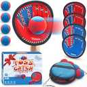 Toss and Catch Ball Game, Kids Toddler Baseball Glove & Catch Ball Toys, Outdoor Games for Family, Toys for Beach Yard Pool Outside, Birthday Easter Gift for Ages 3 4 5 6 7 8-12 Year Old Boys Girls