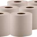Boardwalk BWK6400 6400 Center-Pull Hand Towels, 2-Ply, Perforated, 7 7/8" x 10", 600 Sheets Per Roll (Case of 6 Rolls), 7.87" X 10"