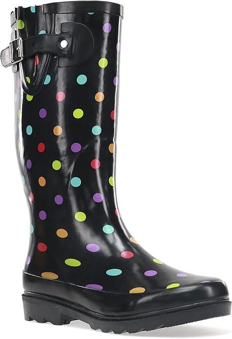 Western Chief Women's Tall Waterproof Rain Boot Outdoor Garden Shoes, 10