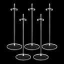 5PCS Acrylic Doll Stand Display Holder, Ideal Doll Display Stand Support with Adjustable Waist Clip for 11 to 13 Inch Tall Dolls