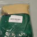 Rugelyss Green Short Straight Bob Wig with Bangs 12 Inches Synthetic Hair Wigs for Women and Girls with Wig Cap