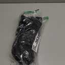 Women's Summer Square Neck Sleeveless Bodycon Mini Dress with Shorts Twisted Backless Zipper Slim Fit Dress (Medium, Black)