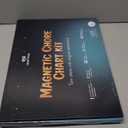 Magnetic Dry Erase Chore Chart for Kids with 34 Chore & Title Magnets, 49 Star Incentive Magnets, Storybook - Reward, Behavior, and Responsibility Chart for Toddler and Kids at Home