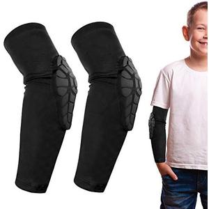 AceList Kids/ Youth 5-15 Years Sports Honeycomb Compression Knee Pad Elbow Pads Guards Protective Gear for Basketball, Baseball, Football, Volleyball, Wrestling, Cycling. (YXL(suits for: 11-15 years old))