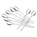 Pekky 7.5-Inch Long Handle Iced Teaspoon, 12 Pieces Stainless Steel Ice Tea Spoon