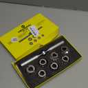 Watch Back Case Opener, 5539 Watch Back Cover Opener with 7 Dies 30.50mm to 36.50mm for Watchmakers