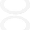 PATIKIL 5" ID 7.48" OD Goof Rings for Recessed Light, 2 Pack Matte White Goof Metal Trim Ring Lighting Fixture for Ceiling Wall Recessed Can Downlights