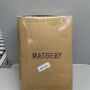 MATBEBY Full XL Mattress Pad - Cooling Breathable Mattress Topper, Quilted Fitted Mattress Protector, Pillow Top Mattress Cover with 8-21" Deep Pocket, Soft, Machine Washable, White, Full Extra Long