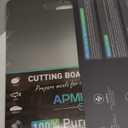 Titanium Cutting Boards for Kitchen,100% Pure Titanium Cutting Board Set of 3, Double Sided Non Toxic Cutting Board, Hygiene Durable Dishwash