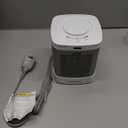 Lasko Portable Electric Ceramic Space Heater with ALCI Plug for Bathroom Use, 2 Heat Settings and Simple Heat Button, 8 Inches, White, 1500W, CD08200