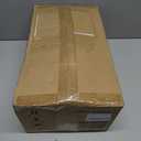 Ceiling Fans with Lights - 42 Inch Low Profile Ceiling Fan with Light and Remote, Reversible DC Motors, 3CCT Dimmable Timer Noiseless, Black Flush Mount Ceiling Fan for Bedroom/Living Room