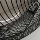 Amazon Basics 20" High Velocity Industrial Fan, Floor Fan, with 3 Speeds, Tilt Head, ETL-Listed Safety Compliance, Metal Housing/Blades, Ideal for Industrial/Commercial Space/Garage/Gym, 125W, Black