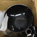 Rear Grease Drainage System for Blackstone Grease Catcher Upgrade,Grease Bucket with Transparent Lid,Grease Trap Funnel,12 Pack Foil Bucket Liners,Blackstone Griddle Accessories,Two Mounting Methods