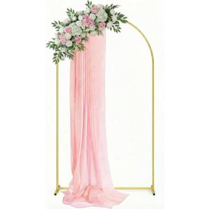Arch Backdrop Stand, 7.2FT Metal Arch Backdrop Set, Sturdy Balloon Garland Stand for Wedding, Party, Photo Booth, Ceremony, Birthday, Graduation Decorations