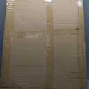 Leinuosen Dorm Twin Headboard with 2 Outlets White Leather Minimalist