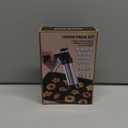 Stainless Steel Cookies Press,Cookie Press Gun Kit with 13 Cookie Discs and 8 Piping Tips for DIY Christmas Cookies Maker