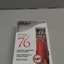 Oster Professional Hair Clippers, Classic 76 for Barbers and Hair Cutting with Detachable Blade, Burgundy