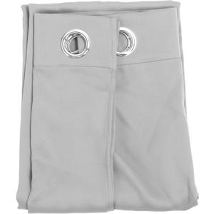 Blackout Curtains with Eyelets, Punch, Thermal Insulated, Room Darkening Curtains for Bedroom and Living Room (132x213cm / 52.0x83.9in) (Light Gray)