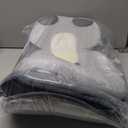 Baby Feeding Pillow, Anti Overflow Feeding Pillow for Reducing Spit-Up, Safety Nursing Pillow, Baby Lounger Reflux Wedge Breastfeeding, Removable top and Bottom (60*40*18 cm, Grey)