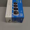 Tapo 1080P Indoor Wired Security Camera - Works as a Baby & Pet Monitor, Motion Detection, 2-Way Audio, Siren, Night Vision, Subscription-Free Local or Optional Cloud, Works with Alexa, C100(4-Pack) (White)