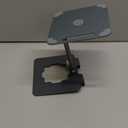 GuaziV 360 Adjustable Tablet Stand - Ergonomic Foldable Holder for iPad 10.2-12.9, Kindle, Phones 4-13, Anti-Slip Desktop Mount for Work, Cooking, Gaming & Reading (Charcoal Gray)