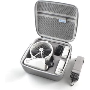 Skyreat Flip Case, Portable PU Leather Small Shoulder Bag for DJI Flip Drone and Batteries Accessories