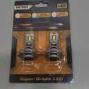 Bulbs, Real 1:1 Halogen Mini Size with Fan, 6500K Cool White, No Adapter Needed Plug-N-Play, Pack of 2, Interior Off Road Lights (H7)