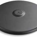 Glownary 30" Round Outdoor Table Base Plate, Black Steel | E-Coated Steel, Indoor & Outdoor Use, Pre-Drilled Holes, 76.2 cm Diameter, Replaces Worn Plates
