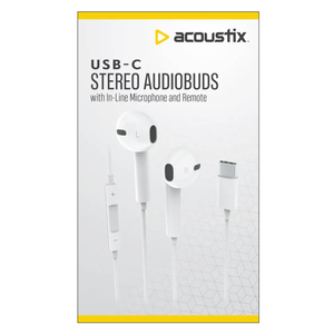Acoustix USB C Stereo Earbuds, 1 Ct 