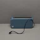 bella 2 Slice Slim Toaster, Fits-anywhere Kitchenware, 6 Setting Shade Control with Reheat & Cancel Buttons, Fits Sourdough, 10 Long Slot, Anti Jam & Auto Shutoff, 900 Watt, Surf