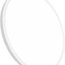 24 Inch Led Ceiling Light Flush Mount, 50W, 5480LM, 3000K/4000K/6000K CCT Selectable Super Slim White LED Ceiling Light, Close to Ceiling Round Flat Panel Light for Hallway, Bedroom, Kitchen, ect