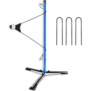 PLAYAPUT Youth Baseball Swing Trainer with Auto-Reset, Adjustable Ball Height Hitting Trainer with Real Ball, Stable Triangle Base, Softball Swing Trainer Solo Practice Improve Accuracy & Power
