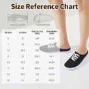 TUOPIN Women's White Slip-On Canvas Loafers Shoes Comfortable Lightweight Mules,Breathable Casual Walking Shoes for Everyday Wear (Black) 7.5