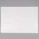 Off-White Colored Paper Placemat with Scalloped Edge - 1000/Case Size: 10" x 14" by Guffman